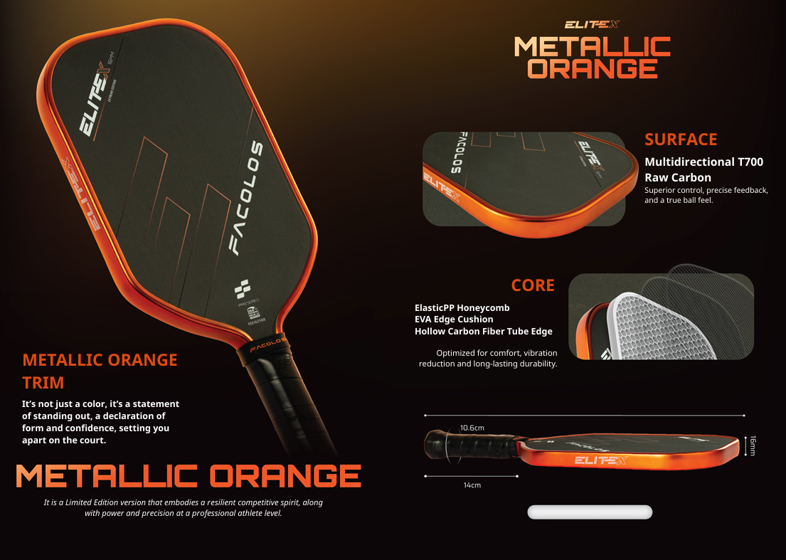 Elite X – Metallic Orange Limited Edition